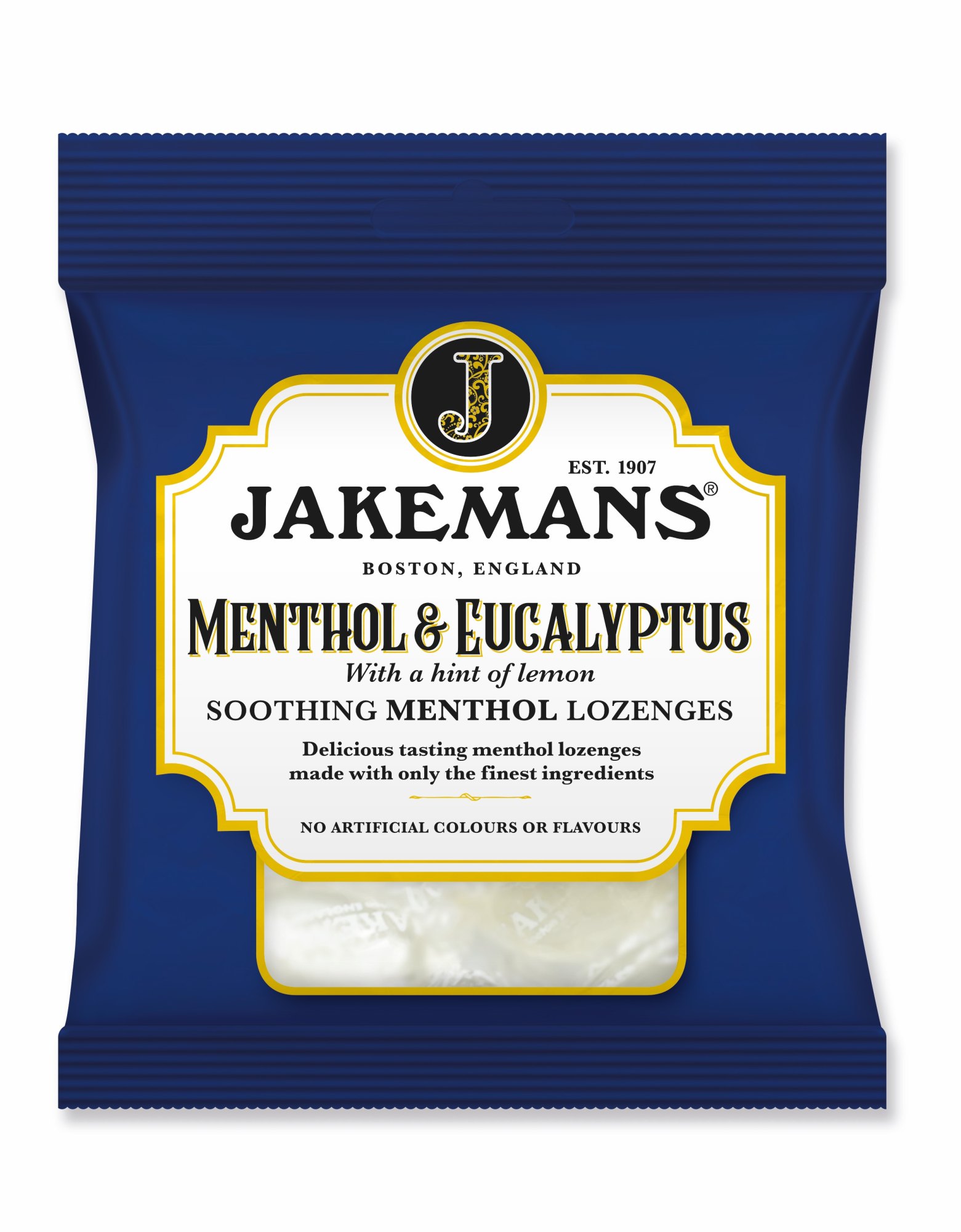 JAKEMANS menthol lozenges menthol & eucalyptus 73g